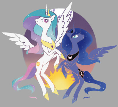 sun and moon